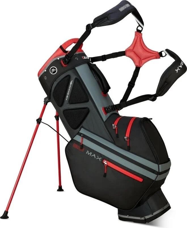 Big Max Dri Lite Hybrid Tour 2 stand bag, schwarz/grau/rot