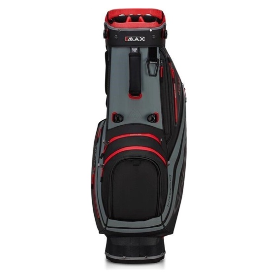 Big Max Dri Lite Hybrid Tour 2 stand bag, schwarz/grau/rot