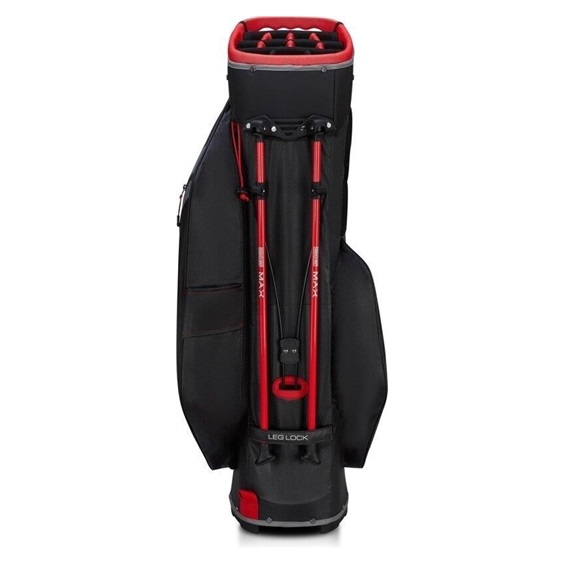 Big Max Dri Lite Hybrid Tour 2 stand bag, schwarz/grau/rot