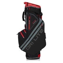 Big Max Dri Lite Hybrid Tour 2 stand bag, schwarz/grau/rot