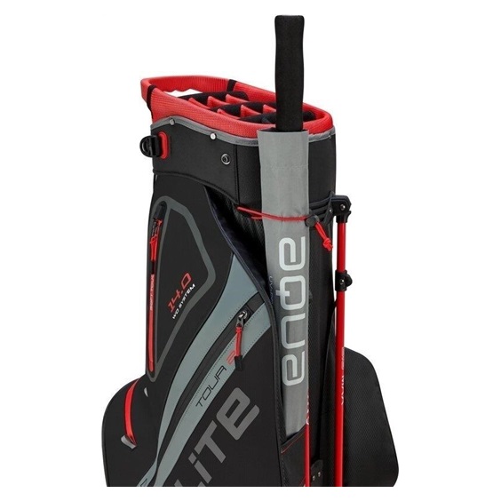 Big Max Dri Lite Hybrid Tour 2 stand bag, schwarz/grau/rot