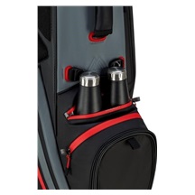 Big Max Dri Lite Hybrid Tour 2 stand bag, schwarz/grau/rot
