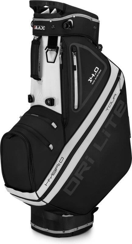 Big Max Dri Lite Hybrid Tour 2 stand bag, schwarz/weiss