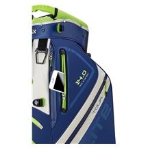 Big Max Dri Lite Hybrid Tour 2 stand bag, dunkelblau/limette