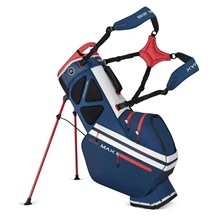 Big Max Dri Lite Hybrid Tour 2 stand bag, dunkelblau/rot/weiss