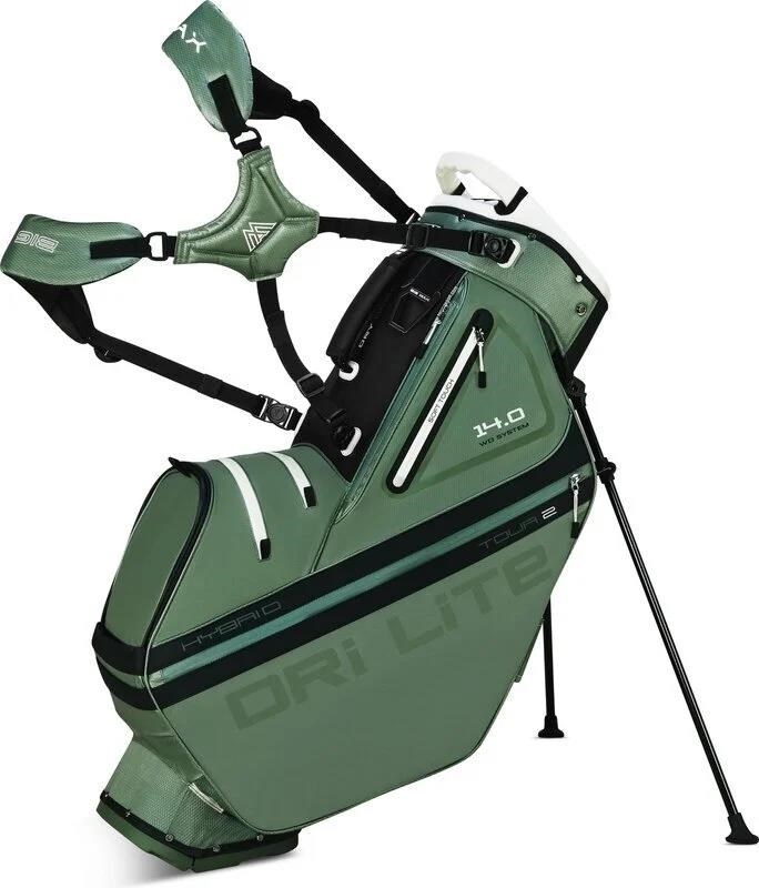Big Max Dri Lite Hybrid Tour 2 stand bag, grün/schwarz