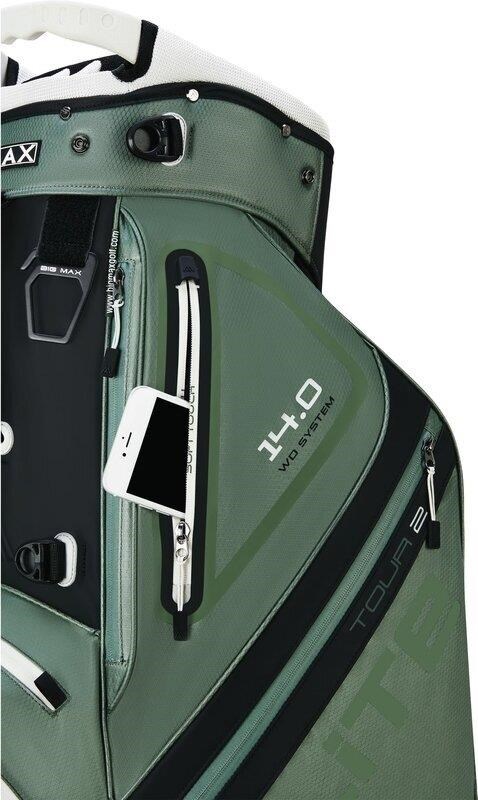 Big Max Dri Lite Hybrid Tour 2 stand bag, grün/schwarz