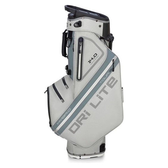 Big Max Dri Lite Hybrid Tour 2 stand bag, silber/grau
