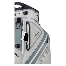 Big Max Dri Lite Hybrid Tour 2 stand bag, silber/grau