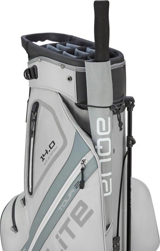 Big Max Dri Lite Hybrid Tour 2 stand bag, silber/grau