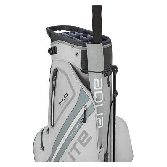 Big Max Dri Lite Hybrid Tour 2 stand bag, silber/grau