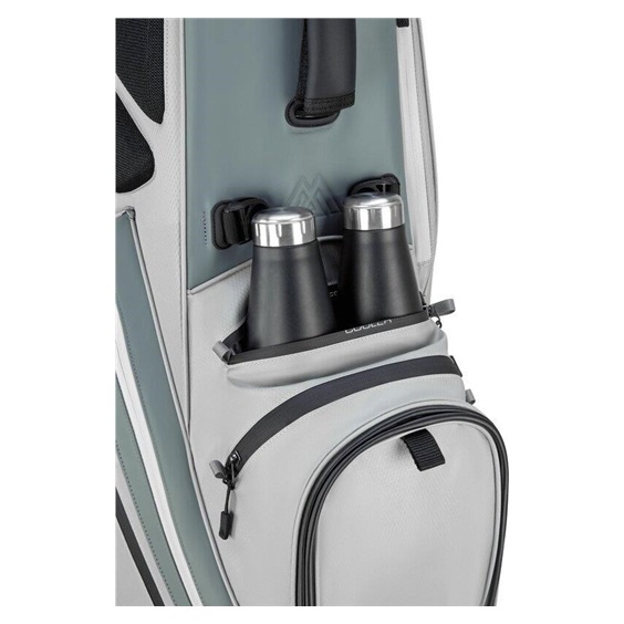 Big Max Dri Lite Hybrid Tour 2 stand bag, silber/grau
