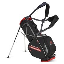 Big Max Dri Lite Feather 2 Standbag, schwarz/rot