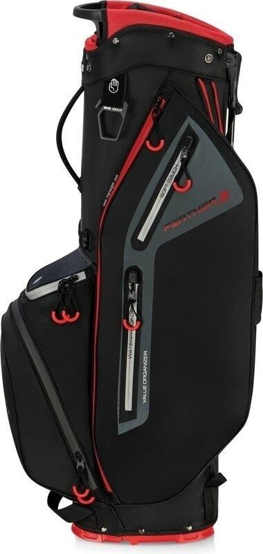 Big Max Dri Lite Feather 2 Standbag, schwarz/rot