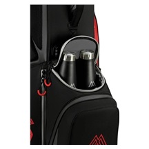 Big Max Dri Lite Feather 2 Standbag, schwarz/rot