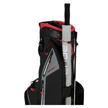 Big Max Dri Lite Feather 2 Standbag, schwarz/rot