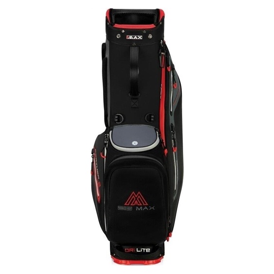 Big Max Dri Lite Feather 2 Standbag, schwarz/rot