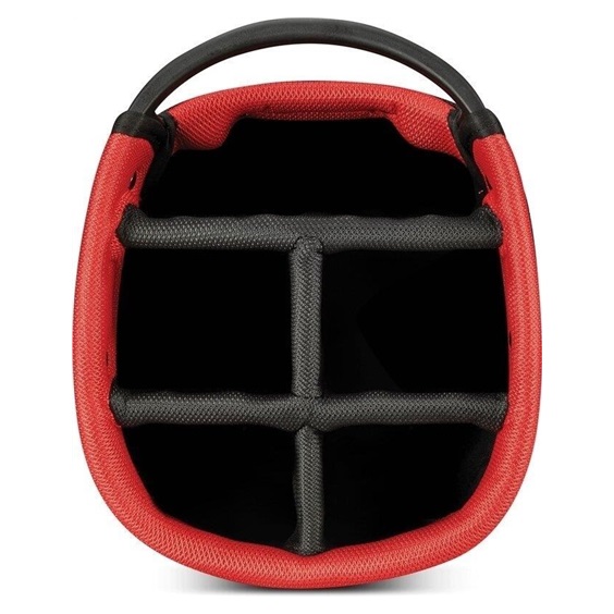Big Max Dri Lite Feather 2 Standbag, schwarz/rot