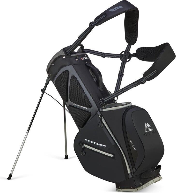 Big Max Dri Lite Feather 2 Standbag, grau/schwarz