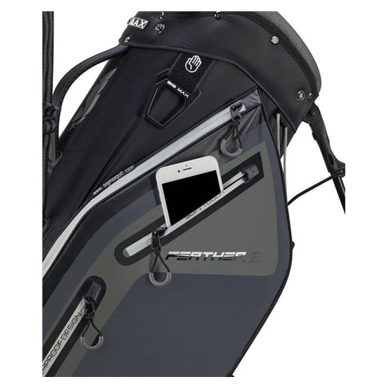 Big Max Dri Lite Feather 2 Standbag, grau/schwarz