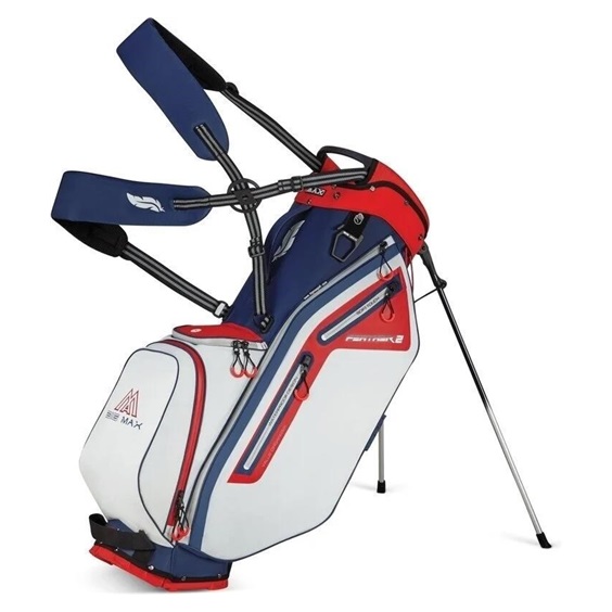 Big Max Dri Lite Feather 2 Standbag, blau/rot/weiss