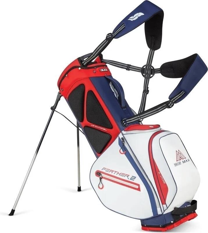 Big Max Dri Lite Feather 2 Standbag, blau/rot/weiss