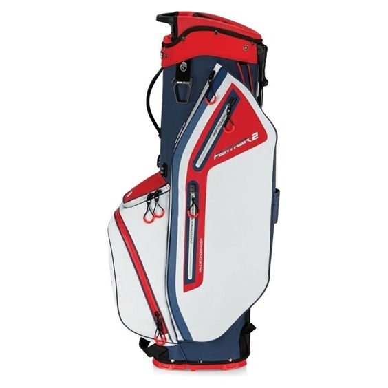 Big Max Dri Lite Feather 2 Standbag, blau/rot/weiss