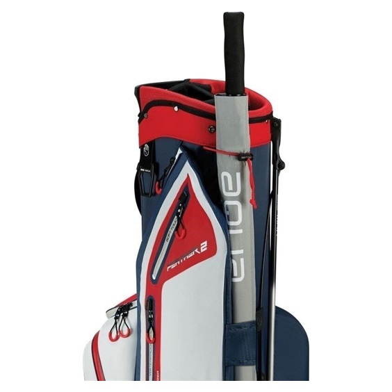 Big Max Dri Lite Feather 2 Standbag, blau/rot/weiss