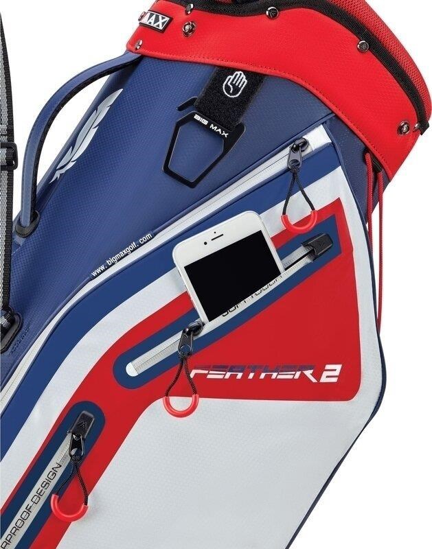 Big Max Dri Lite Feather 2 Standbag, blau/rot/weiss