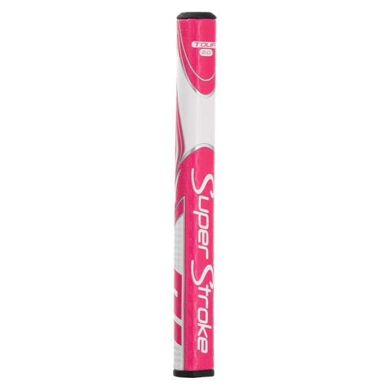 SuperStroke Zenergy Tour 2.0 Putter Grip, pink/weiß