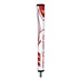 SuperStroke Zenergy Pistol GT 1.0  putter grip, weiss/rot