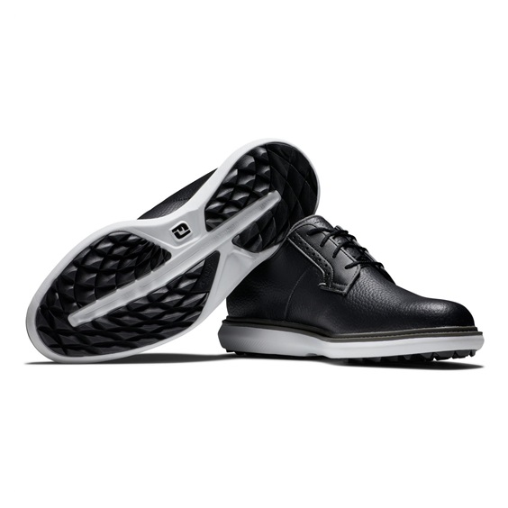 FootJoy Traditions Blucher Herren Golfschuhe, schwarz