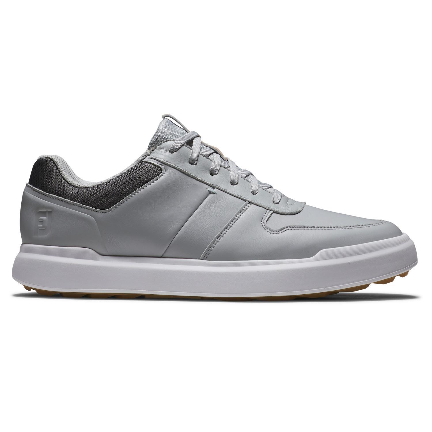 FootJoy Contour Casual Herren Golfschuhe, grau/weiss