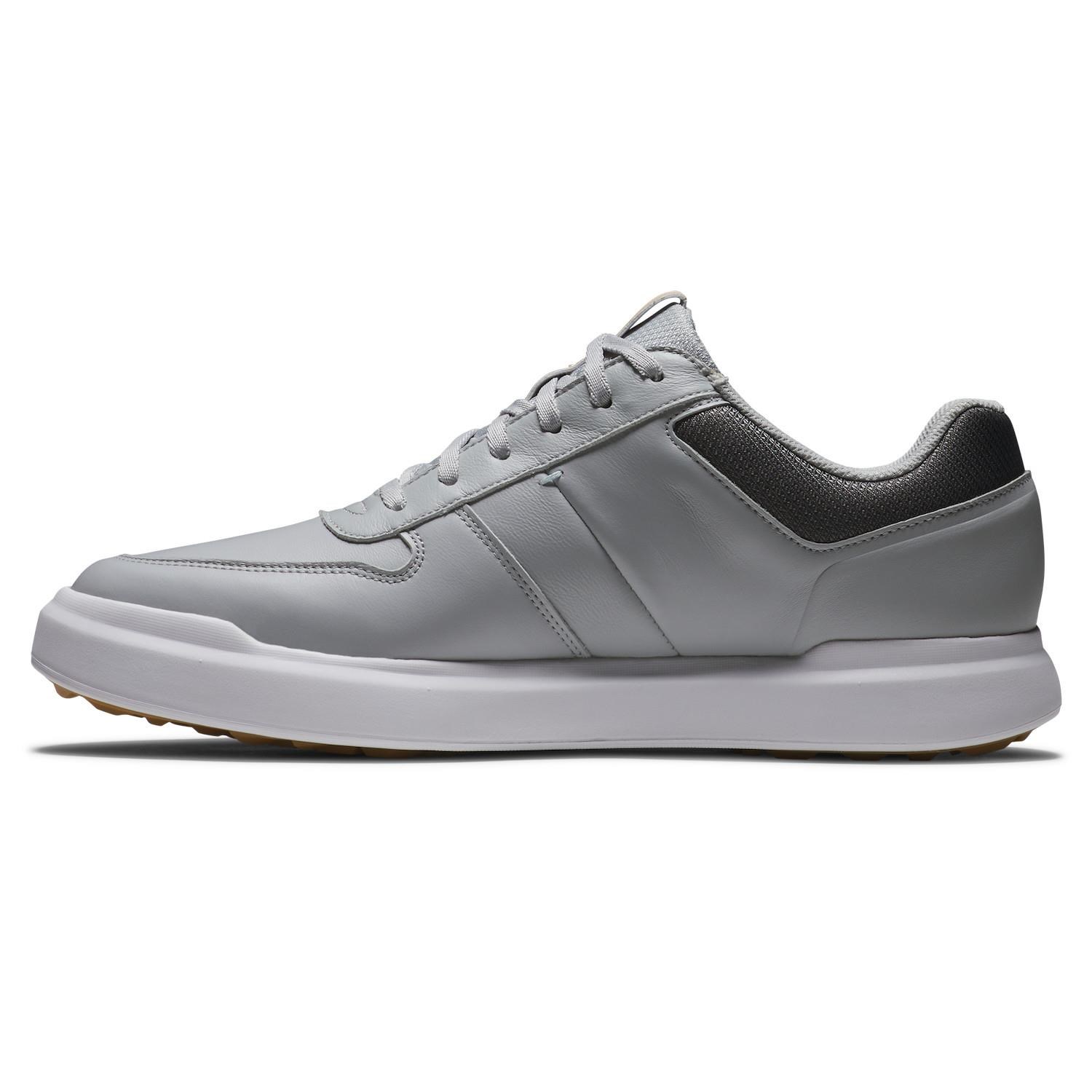 FootJoy Contour Casual Herren Golfschuhe, grau/weiss