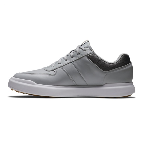 FootJoy Contour Casual Herren Golfschuhe, grau/weiss