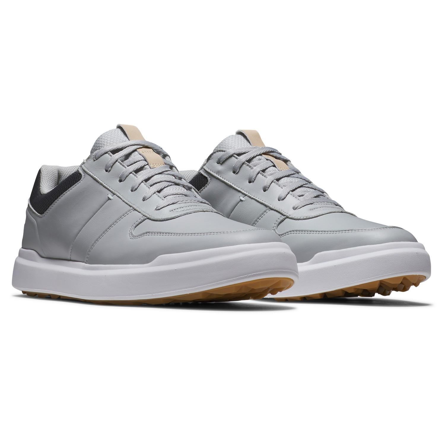 FootJoy Contour Casual Herren Golfschuhe, grau/weiss