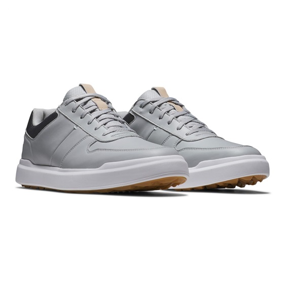 FootJoy Contour Casual Herren Golfschuhe, grau/weiss