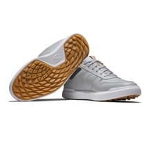 FootJoy Contour Casual Herren Golfschuhe, grau/weiss