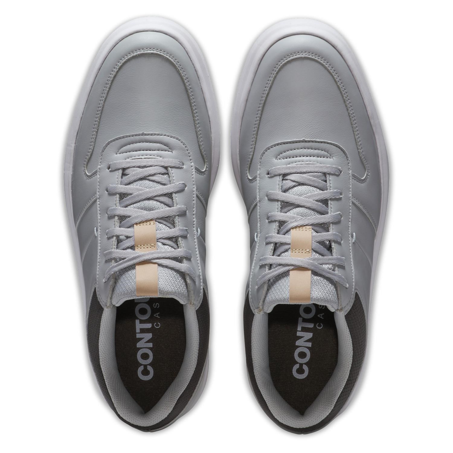 FootJoy Contour Casual Herren Golfschuhe, grau/weiss