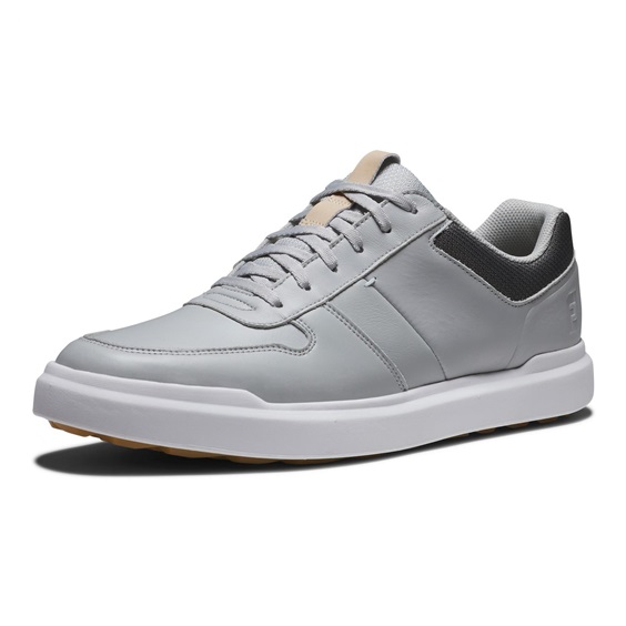 FootJoy Contour Casual Herren Golfschuhe, grau/weiss