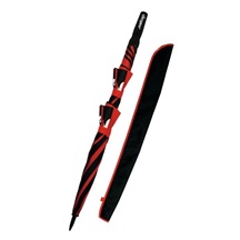 Clicgear Dual Canopy Golf Regenschirm 68", schwarz/rot