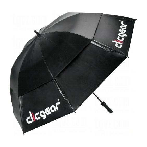 Clicgear Dual Canopy Golf Regenschirm 68", schwarz