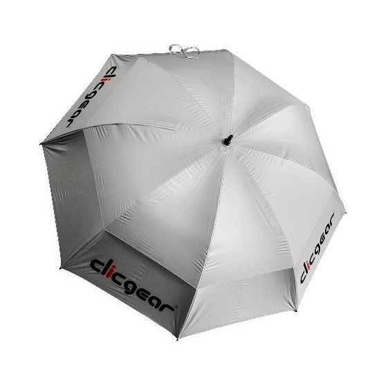 Clicgear Dual Canopy Golf Regenschirm 68", silber