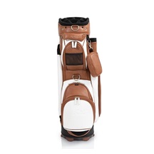 JuCad Style Cart Bag - weiss/braun