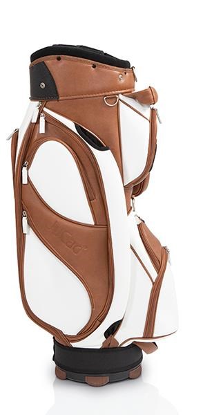 JuCad Style Cart Bag - weiss/braun