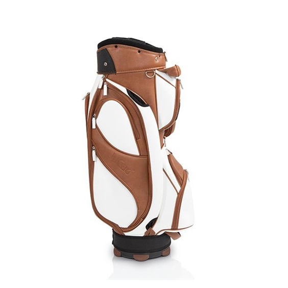 JuCad Style Cart Bag - weiss/braun