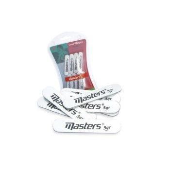 Masters Lead Weights Strips 3g Gewicht Streifen, 8Stk.