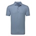 FootJoy Houndstooth Geo Lisle Herren Poloshirt, dunkelblau
