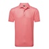 FootJoy Houndstooth Geo Lisle Herren Poloshirt, hibiscus
