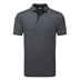 FootJoy Speckle Print Pique Herren Poloshirt, schwarz